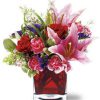anniversary gifts, anniversary flowers, mixed floral arrangement