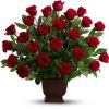 roses, funeral flowers, tribute flowers, sympathy flowers