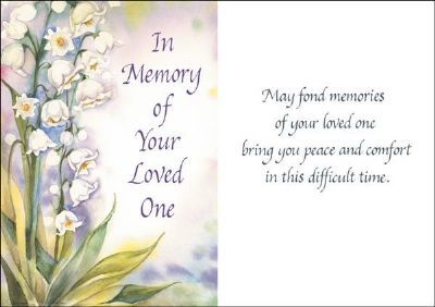 In Memory of Your Loved One