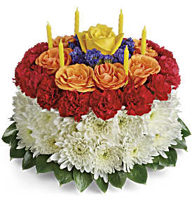 Birthday Cake Bouquet 4165 Flower Alma Florist